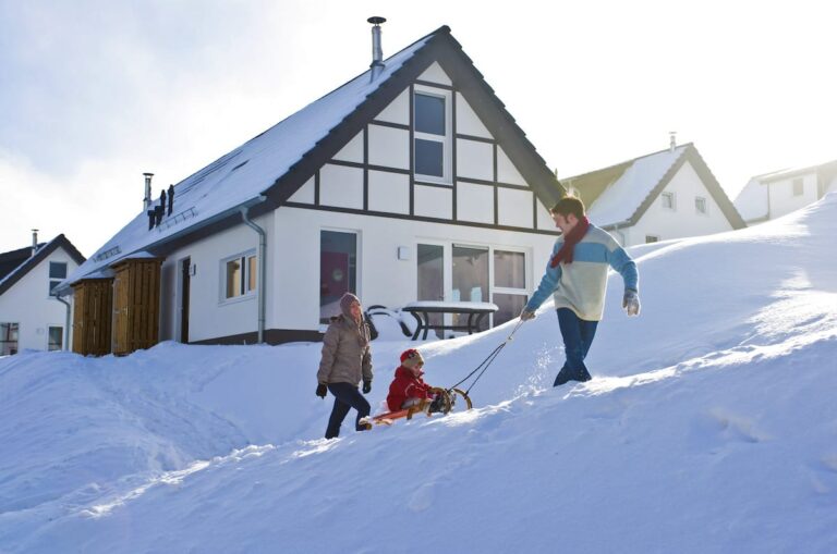 Landal in Duitsland tijdens de winter in Winterberg